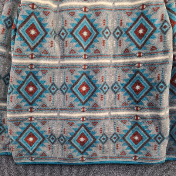 Massive Outdoor Men's Fleece Sweatshirt Multi 2XL Aztec Southwest Polyester - Picture 9 of 13